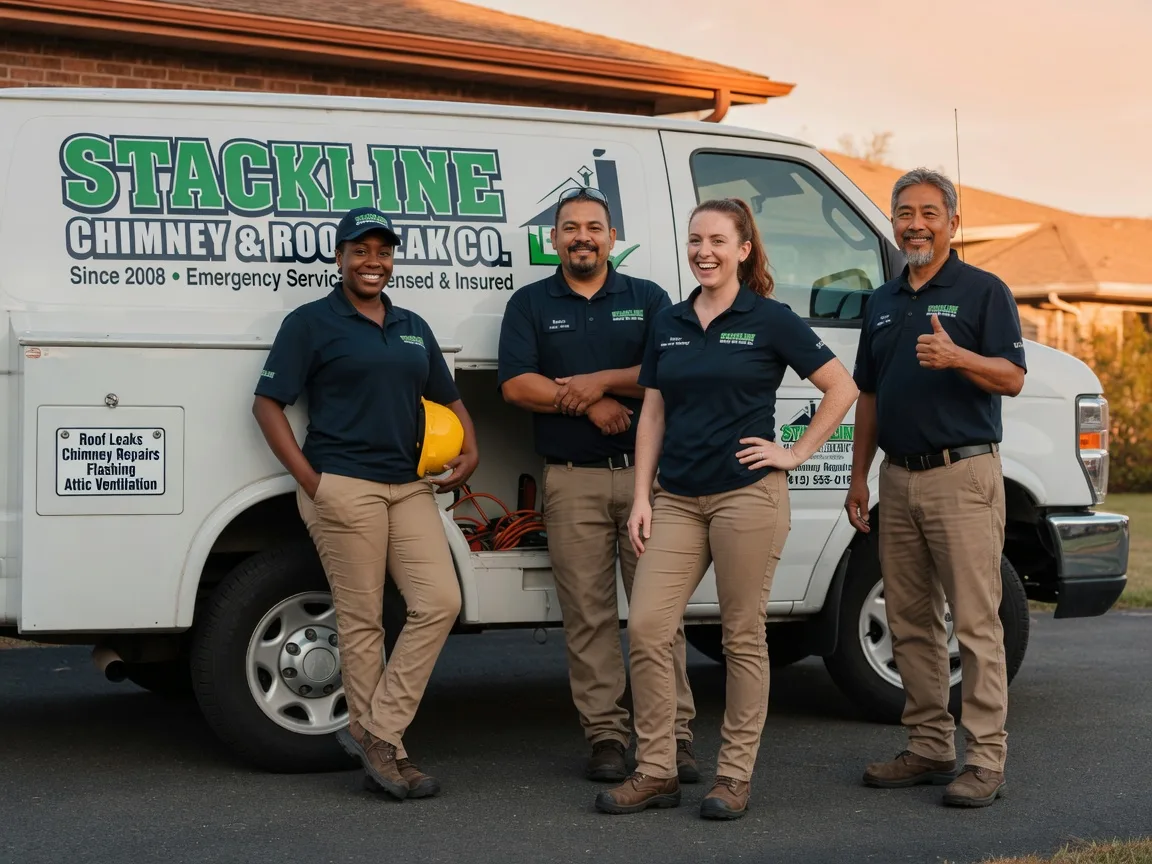 Chimney flashing repair company in Avon, OH